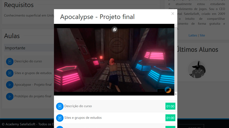 Visualização de conteúdo preview